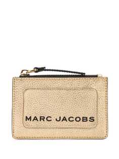 Marc Jacobs The Metallic Textured Box mini compact wallet