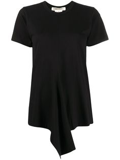 Comme Des Garçons футболка асимметричного кроя с круглым вырезом