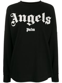 Palm Angels толстовка с тисненым логотипом