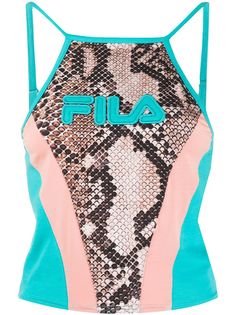 Fila укороченный топ со вставками