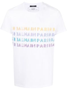 Balmain футболка с логотипом