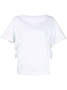 Nº21 футболка с тисненым логотипом