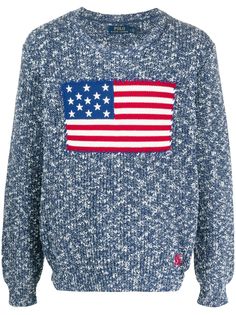 Polo Ralph Lauren вязаный джемпер American Flag