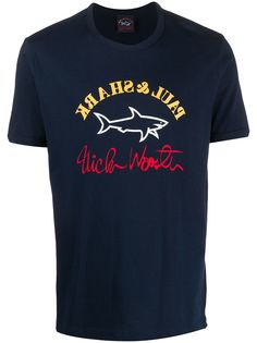 Paul & Shark футболка с логотипом из коллаборации с Nick Wooster