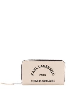 Karl Lagerfeld кошелек на молнии с логотипом