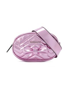 Monnalisa quilted metallic belt bag