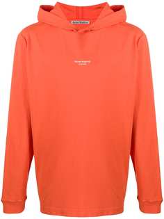 Acne Studios толстовка с капюшоном и логотипом