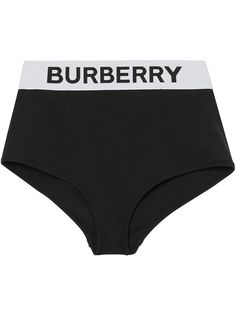 Burberry плавки бикини с логотипом