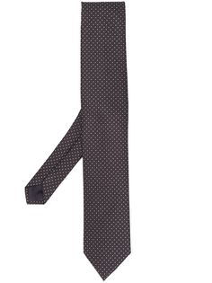 Lardini geometric patterned silk tie