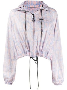 Kenzo Mermaids print cropped jacket
