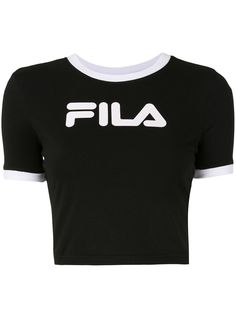 Fila укороченная футболка с логотипом