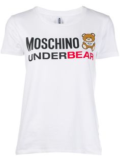 Moschino футболка Teddy Bear с логотипом