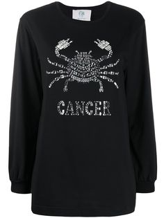 Alberta Ferretti джемпер Cancer с кристаллами