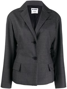 Jil Sander Pre-Owned однобортный блейзер 2000-х годов