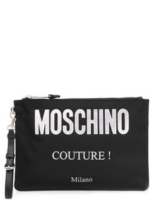 Moschino клатч с логотипом