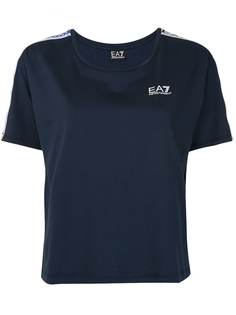 Ea7 Emporio Armani logo short-sleeve top