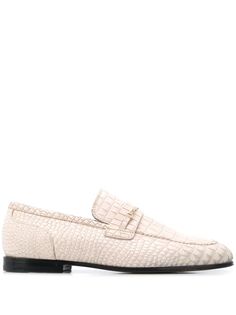 Paul Smith Chilton crocodile-effect loafers
