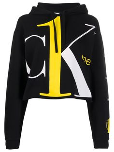 Calvin Klein Jeans укороченное худи с логотипом