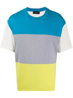 Roberto Collina colour-block short sleeve T-shirt