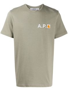A.P.C. футболка из коллаборации с Carhartt