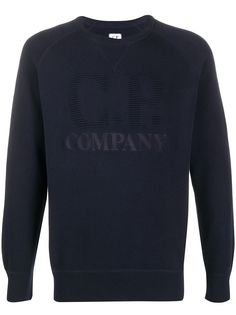 C.P. Company embroidered logo jumper
