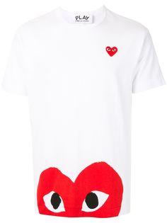 Comme Des Garçons Play футболка с логотипом