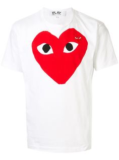 Comme Des Garçons Play футболка с логотипом