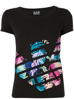 Ea7 Emporio Armani футболка с графичным принтом
