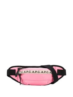 A.P.C. logo print belt bag