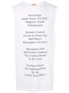 Raf Simons lettering print T-shirt