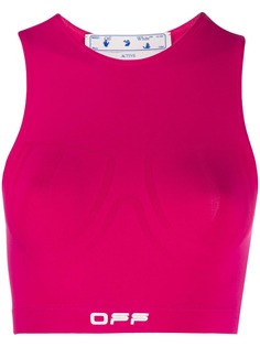 Off-White racer back sports bra