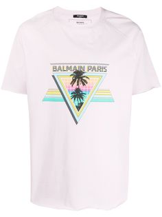 Balmain футболка с логотипом