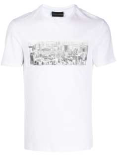 Emporio Armani футболка Tokyo City с графичным принтом