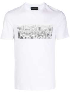 Emporio Armani футболка Tokyo City с графичным принтом