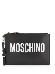 Moschino клатч с логотипом