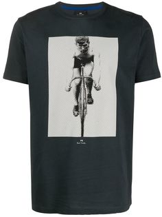 PS Paul Smith футболка с принтом Cyclist Screen