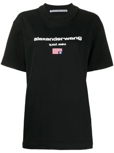 Alexander Wang футболка с логотипом