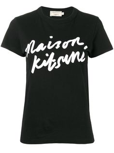 Maison Kitsuné футболка с логотипом