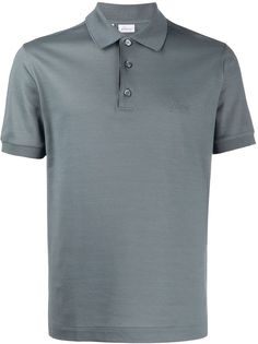 Brioni рубашка-поло с вышитым логотипом