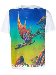 Valentino футболка Dragon at Dawn из коллаборации с Roger Dean
