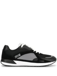 Versace Jeans Couture кроссовки со вставками и логотипом