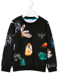 Paul Smith Junior minerals-print cotton sweatshirt
