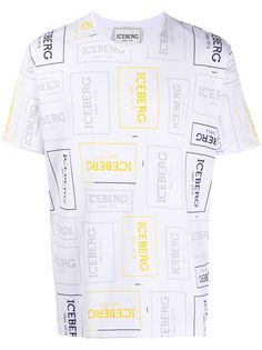 Iceberg crew neck logo print T-shirt