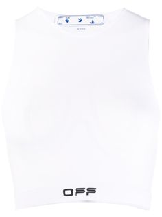 Off-White racer back sports bra