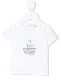 Patachou boat-appliqué T-shirt