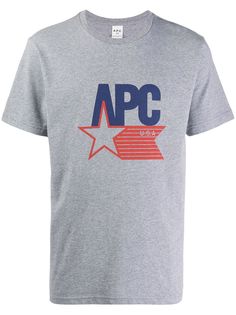 A.P.C. logo-print T-shirt