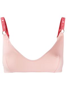 Stella McCartney logo print bikini top