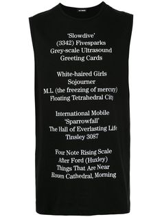 Raf Simons lettering print T-shirt