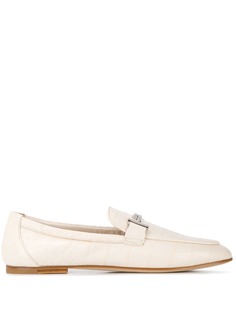 Tods лоферы с декором Double T Tod`S