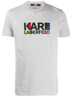 Karl Lagerfeld футболка Bauhaus с логотипом